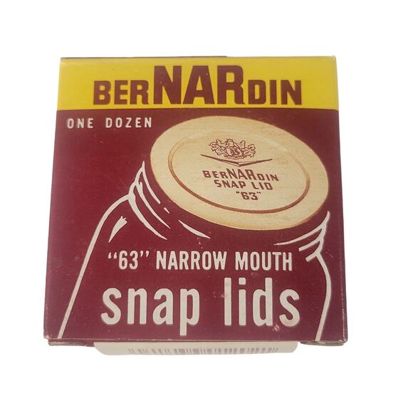 Bernardin Narrow Mouth Snap Lids , Vintage 10 Boxes, Read Condition - Picture 7 of 13